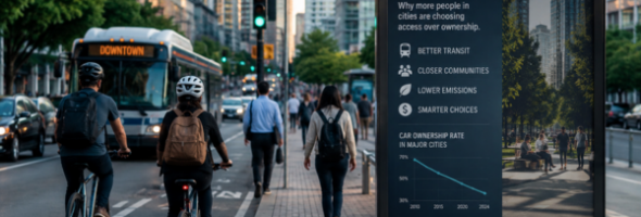 How Urban Density Is Steering a New Generation Away From Car Ownership