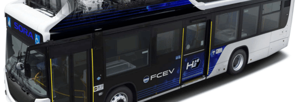 Toyota’s New Sora Hydrogen Bus Goes 300 KM Between Fills